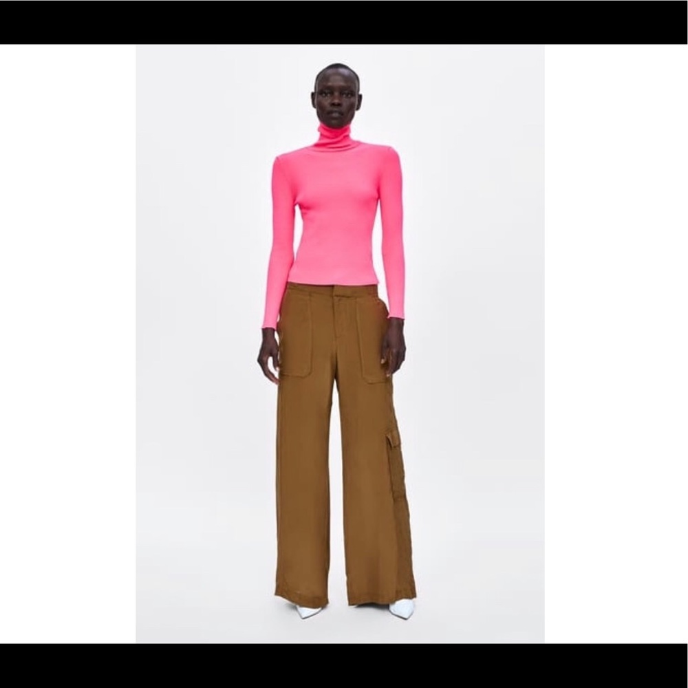 ZARA ribbed turtleneck sweater